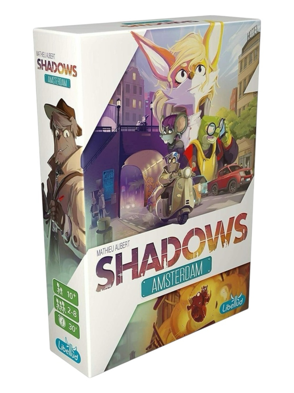 Shadows Amsterdam Game Mathieu Aubert Libellud Mystery Crime game New Sealed